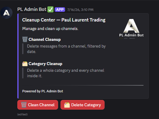 PL Admin Bot — premium power tools