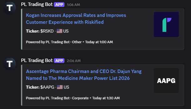 PL Trading Bot — Stock Titan news embed